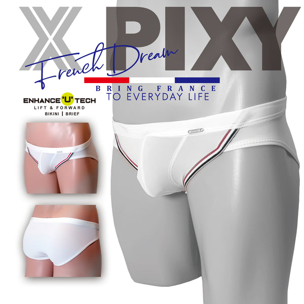 PIXY U-LIFT BULGE BRIEF-UNDERWEAR- FRENCH DREAM