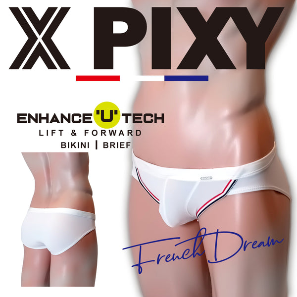 PIXY U-LIFT BULGE BRIEF-UNDERWEAR- FRENCH DREAM