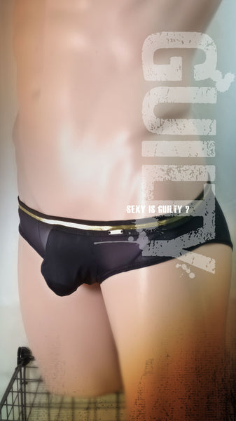 PIXY  BASIC U-POUCH BIKINI UNDERWEAR- GUILTY