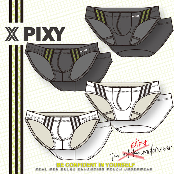 PIXY SEXY BRIEFS UNDERWEAR- U-SPORTS